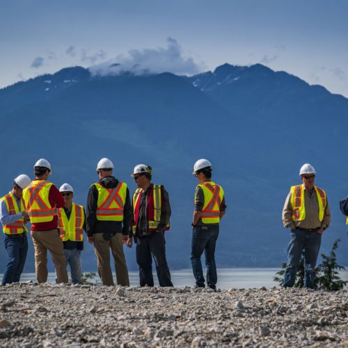 Woodfibre site visit near Squamish, BC