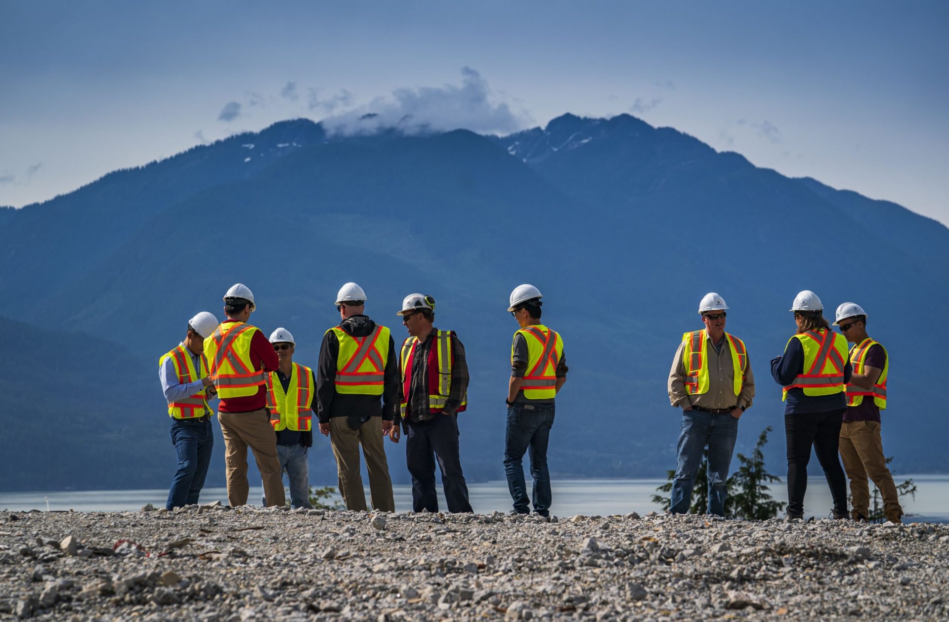 Woodfibre site visit near Squamish, BC