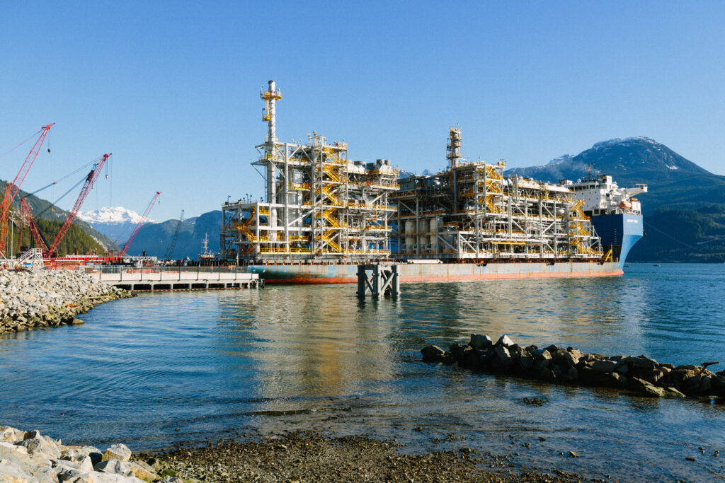 Woodfibre LNG moves another step closer to completion with the arrival of two massive modules